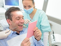Your dental crown treatment can be completed in as little as two appointments