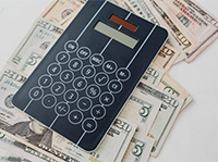 Calculator in cash